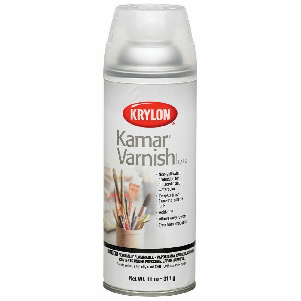 Krylon Spray Varnish and Mediums